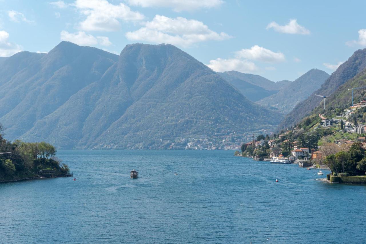 Lake Como Apartment With Balcony And Private Parking Ossuccio ภายนอก รูปภาพ